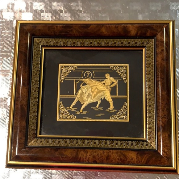 commercial midas Other - 18 KT gold Toreador in frame.